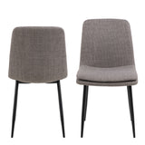 Christo Round Din. Table White Oak & Becca Dining Chair in Light Brown (4 chairs)