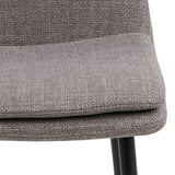 Christo Round Din. Table White Oak & Becca Dining Chair in Light Brown (4 chairs)