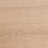 Christo Round Din. Table White Oak & Becca Dining Chair in Light Brown (4 chairs)