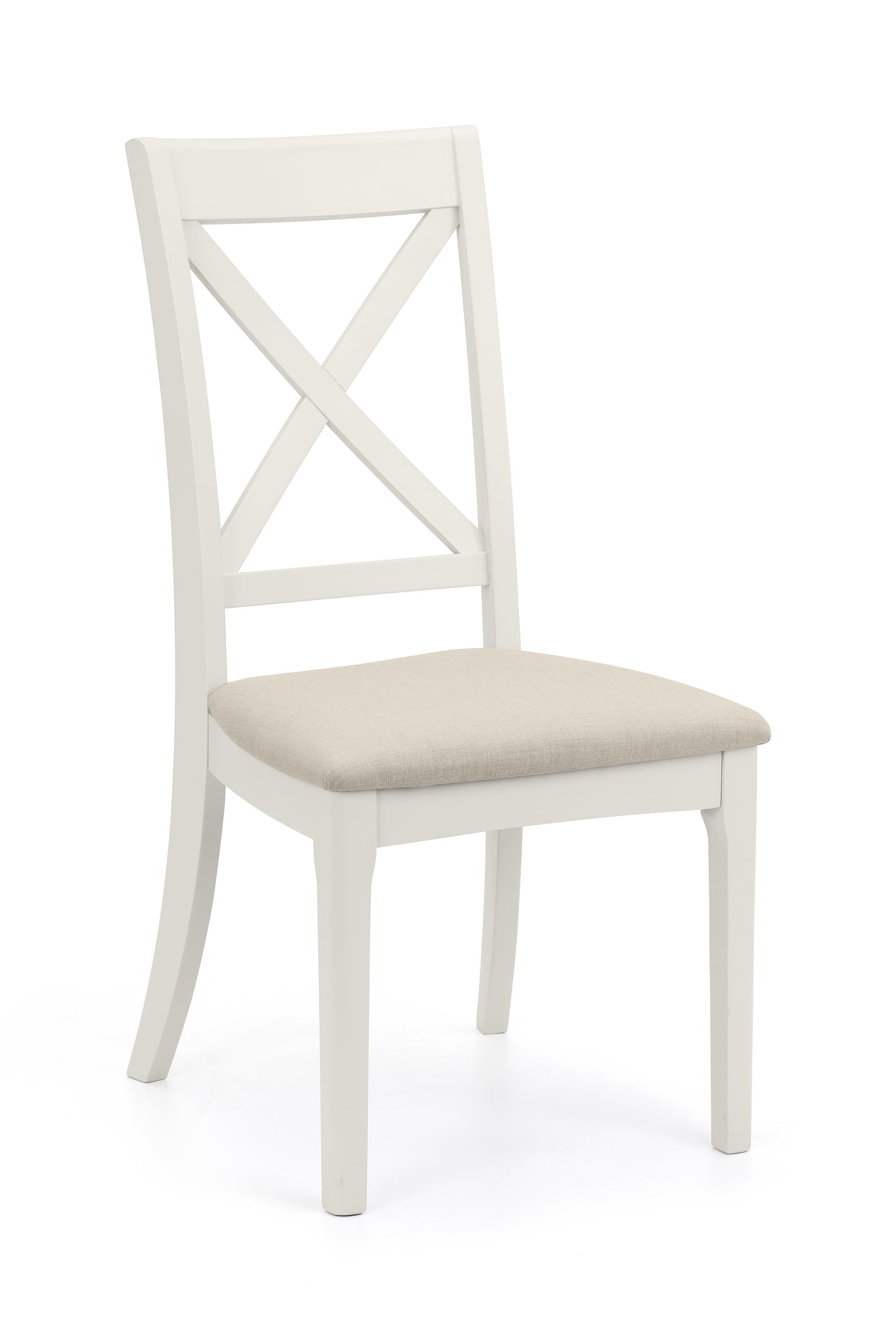 Provence Dining Chair Rubberwood Grey lacquer with an Ivory faux(2 Chairs)