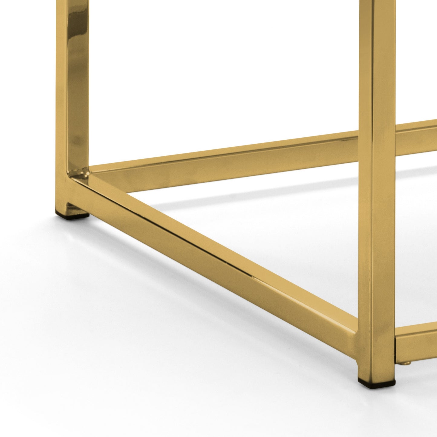 Scala Lamp Table Gold Frame & Marble Top