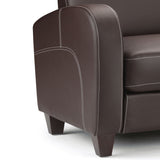 Vivo Sofa / Arm Chair Chestnut Faux Leather