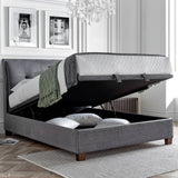 Accent Ottoman Vogue Grey Bed