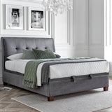 Accent Ottoman Vogue Grey Bed