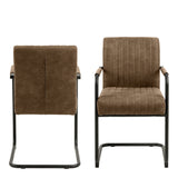 Adele Dining Chair Light Brown(2 Chairs)