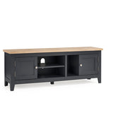 Bordeaux TV Unit in Dark Grey & Oak