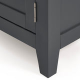 Bordeaux TV Unit in Dark Grey & Oak
