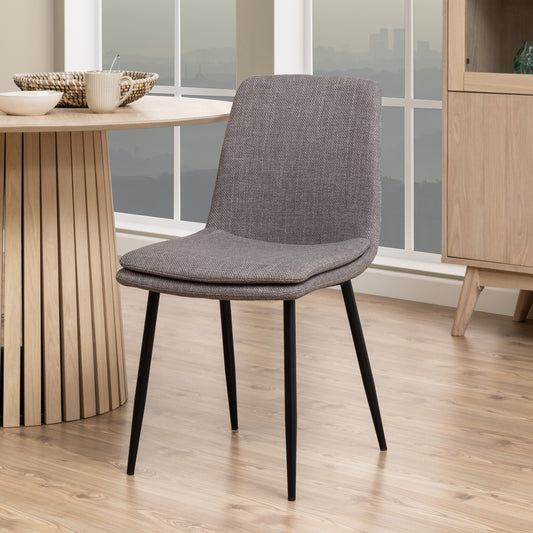 Becca Dining Chair in Light Brown (4 Chairs)