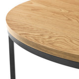 Bellini Round Nesting Coffee Table - Oak