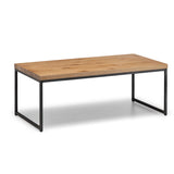 Brooklyn Coffee Table Solid Oak & Gunmetal