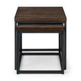 Brooklyn Nesting Lamp Tables_ Dark Oak & Metal