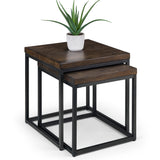 Brooklyn Nesting Lamp Tables_ Dark Oak & Metal