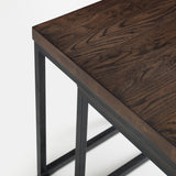 Brooklyn Nesting Lamp Tables_ Dark Oak & Metal