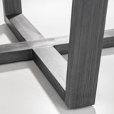Brooklyn Round Solid Oak Dining Table & Monroe Dining Chair Charcoal Grey Microsuede Fabric Black Legs