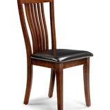 Canterbury Extend. Dining Table & Canterbury Dining Chair Rubberwood Mahogany Finish(6 Chairs)