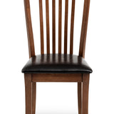 Canterbury Extend. Dining Table & Canterbury Dining Chair Rubberwood Mahogany Finish(6 Chairs)