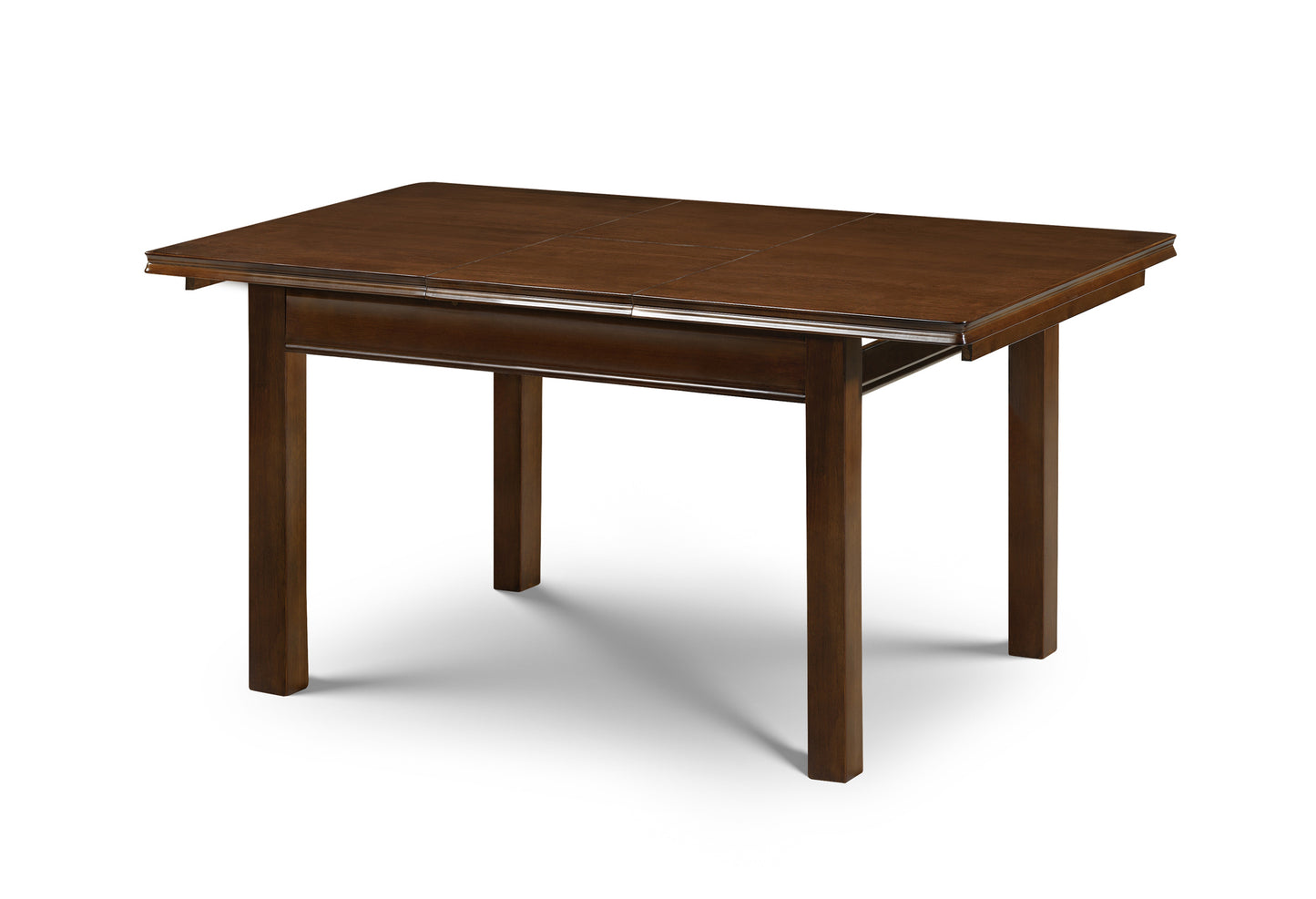 Canterbury Extend. Dining Table Rubberwood in Mahogany Finish