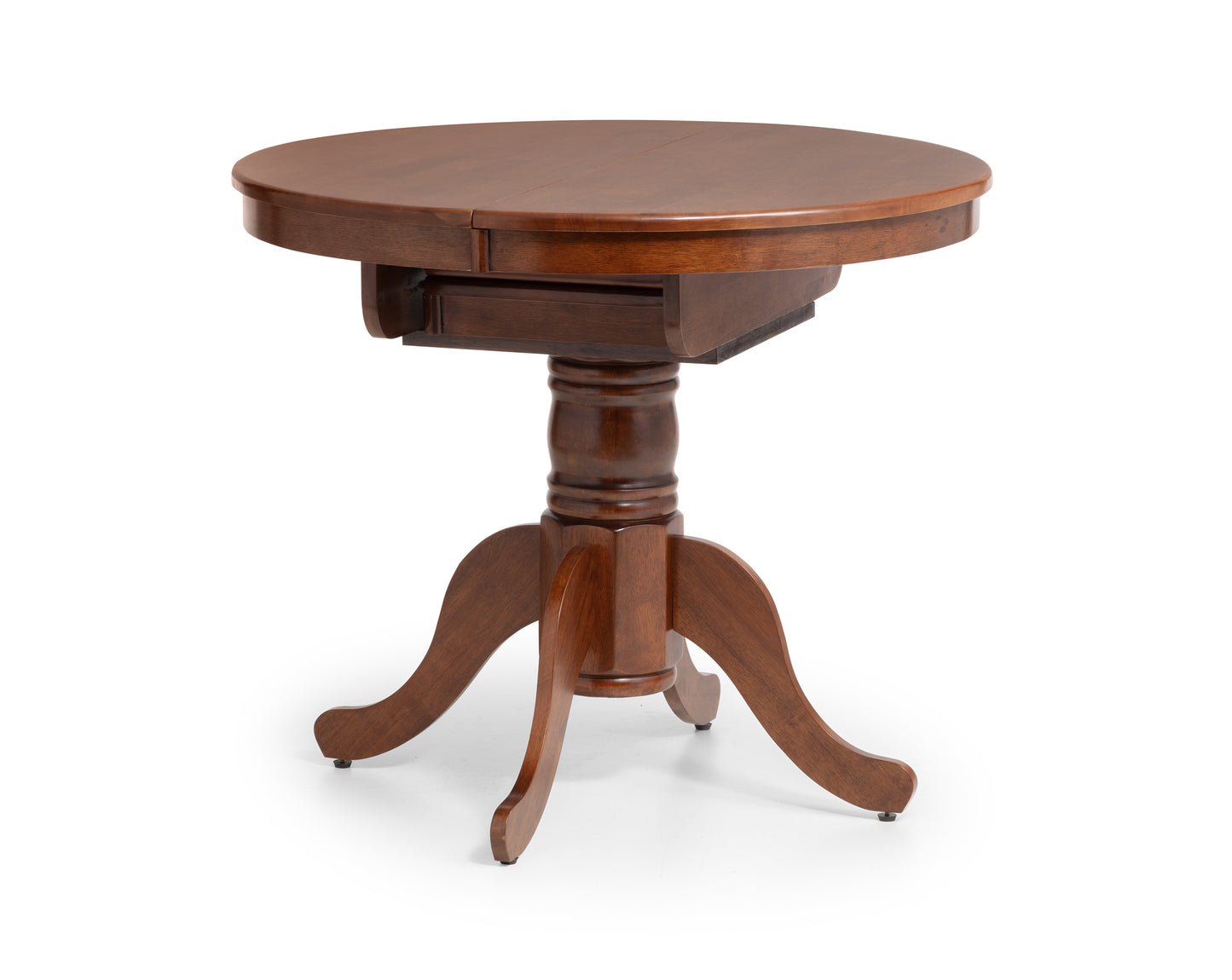 Canterbury Ro. Extend. Dining Table + Canterbury Dining Chair Rubberwood Mahogany(4 Chairs)