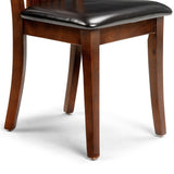 Canterbury Extend. Dining Table & Canterbury Dining Chair Rubberwood Mahogany Finish(6 Chairs)