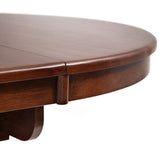 Canterbury Ro. Extend. Dining Table & Canterbury Dining Chair Rubberwood Mahogany(4 Chairs)