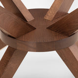 Chelsea Glass Din. Table Beech Fr. Walnut & Madrid Grey Velvet Dining Chair Rubberwood Walnut Finish