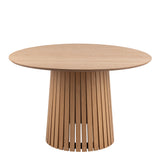 Christo Round Dining Table in White Oak