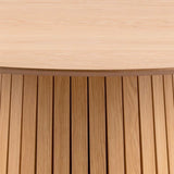 Christo Round Dining Table in White Oak