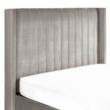 Clara TV Ottoman Bed in Light Grey