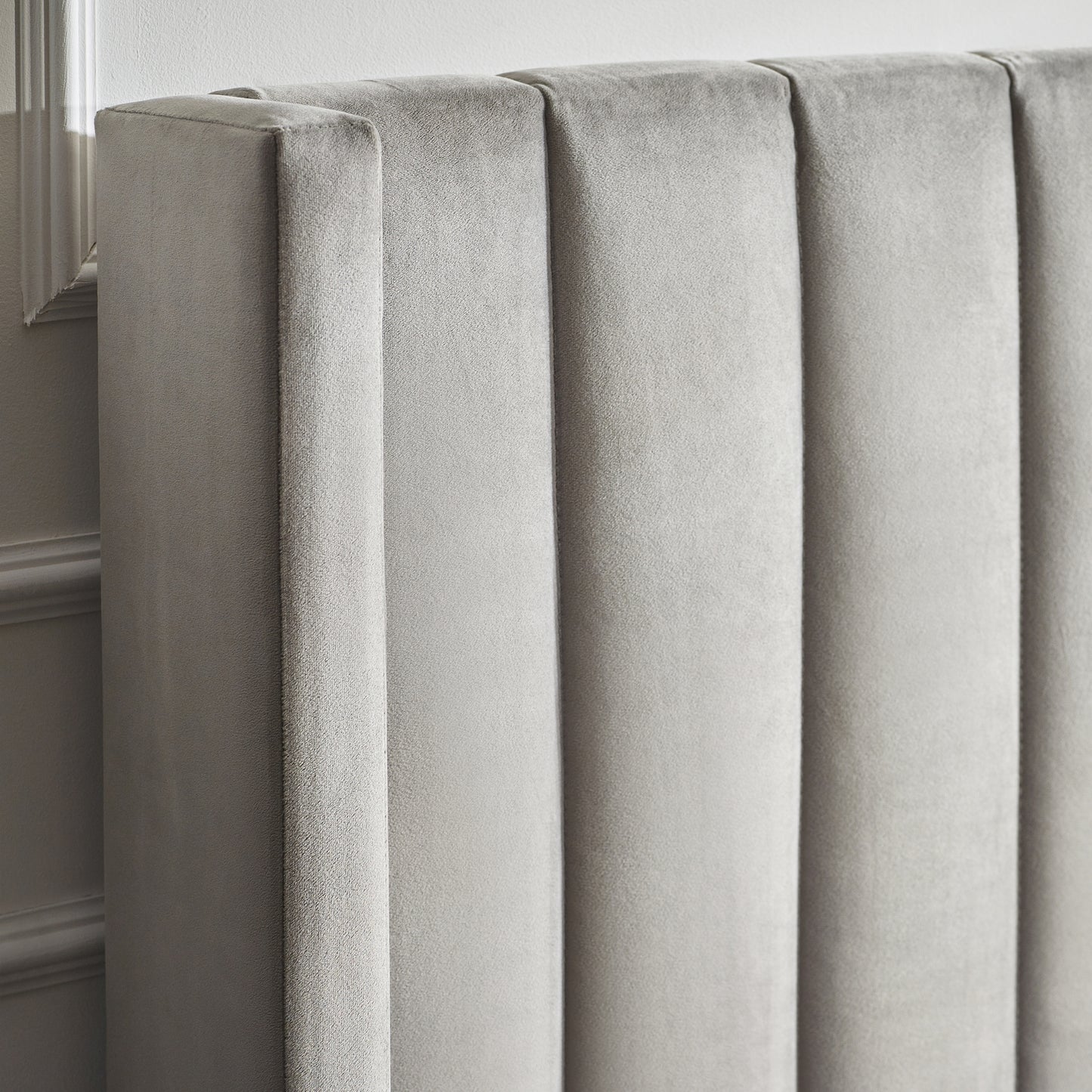 Clara TV Ottoman Bed in Light Grey