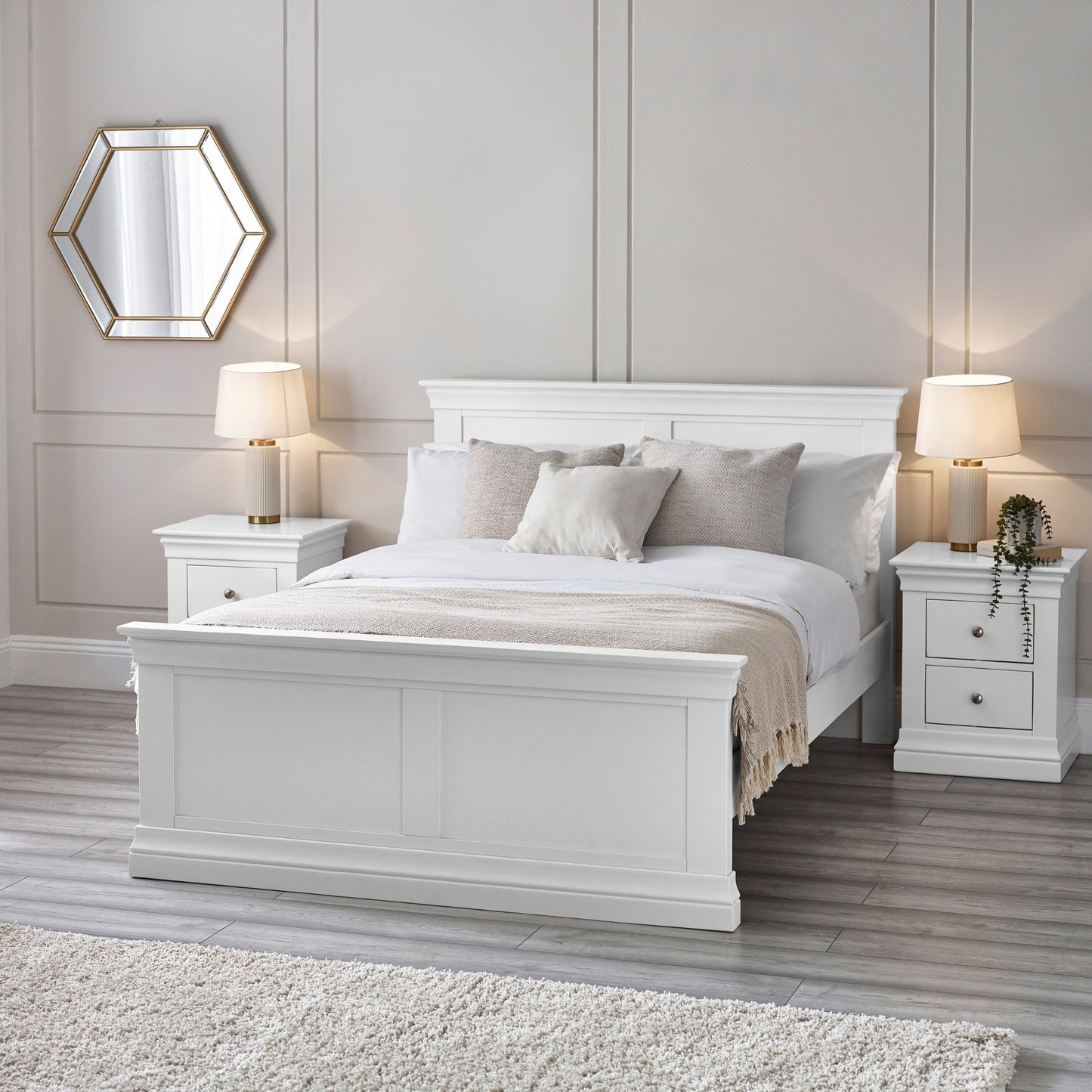 Clemont Bed Surf White