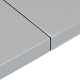 Como Extending Dining Table Modern Grey High Gloss