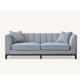 Cooper Corner Sofa with Soft  Boucle Fabric in Dolphin Colour