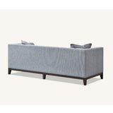 Cooper Corner Sofa with Soft  Boucle Fabric in Dolphin Colour