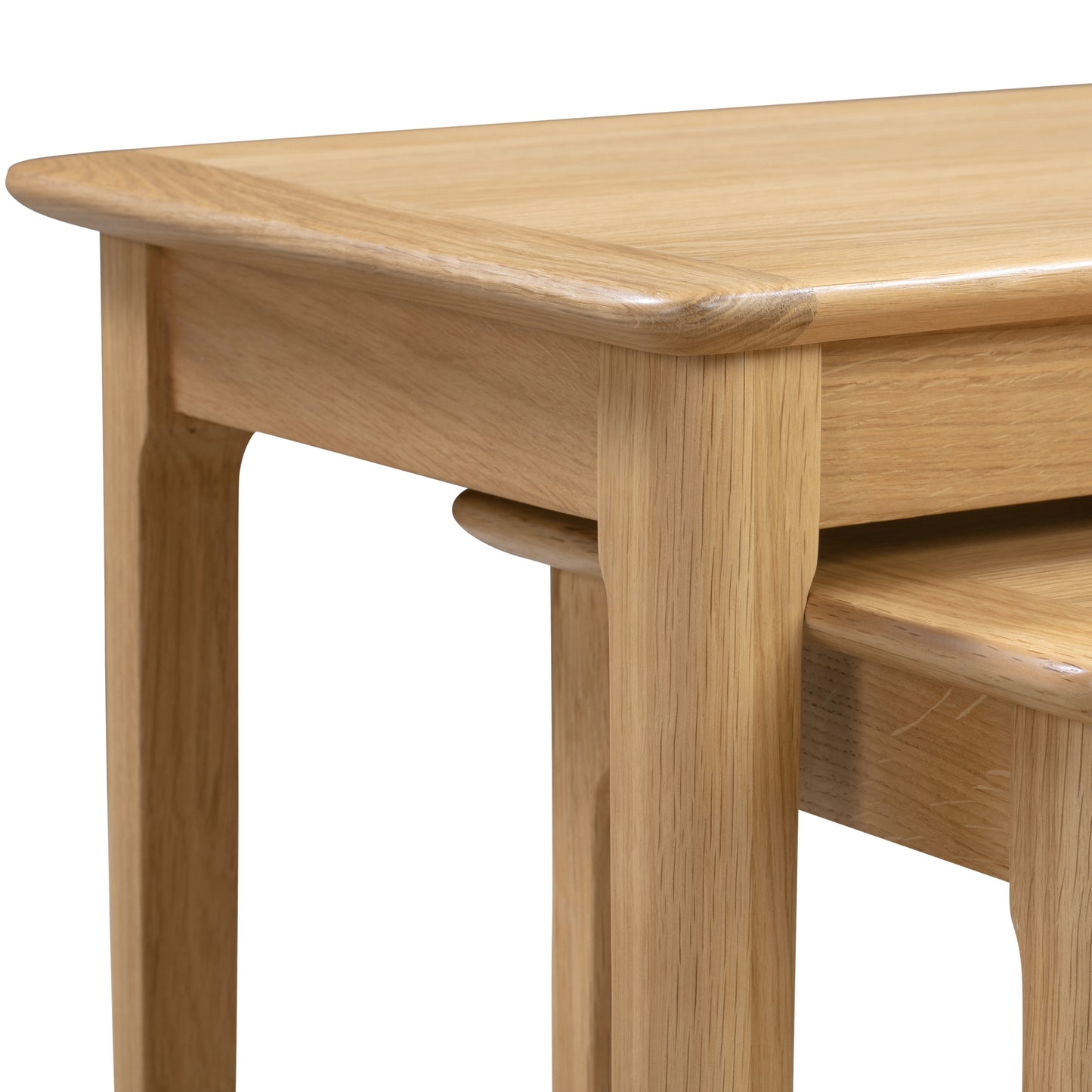 Cotswold Nest of 2 Tables in Solid Oak