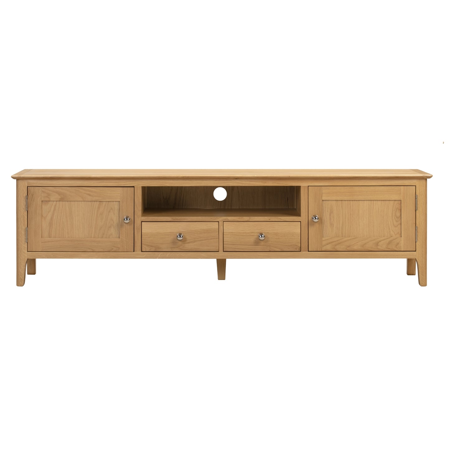 Cotswold Widescreen TV Unit in Solid Oak