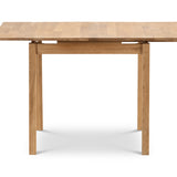 Coxmoor Solid White Oak Extending Dining Table Rich Oiled