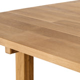 Coxmoor Solid White Oak Extending Dining Table Rich Oiled