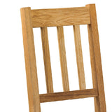 Coxmoor Solid White Oak Extending Dining T. & Coxmoor Dining Chair Faux Brown Leather Seat