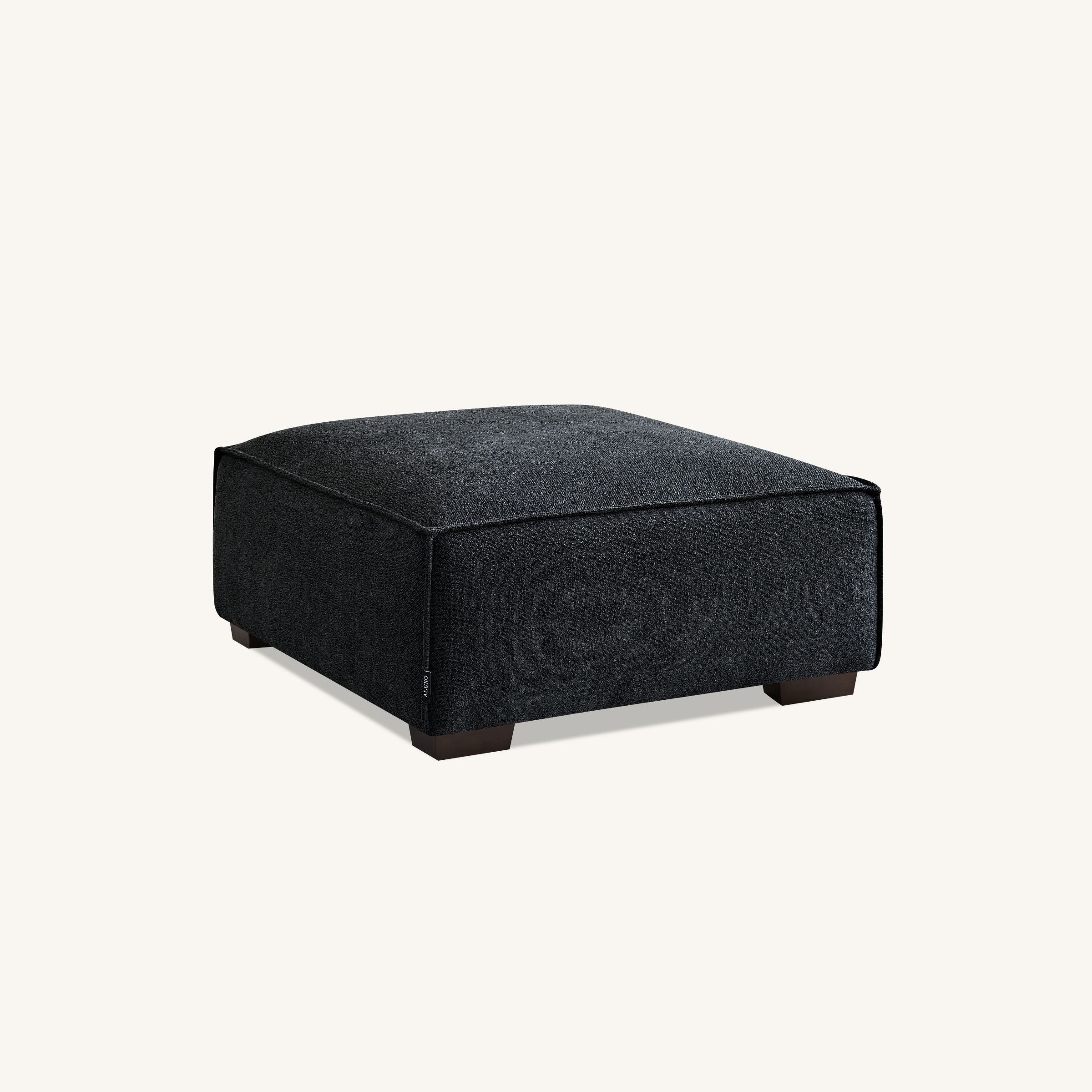 Dakota Sofa with soft duck feather padding, Boucle Fabric in Midnight colour