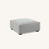 Dakota Sofa with soft duck feather padding, Boucle Fabric in Pebble colour