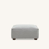 Dakota Sofa with soft duck feather padding, Boucle Fabric in Pebble colour