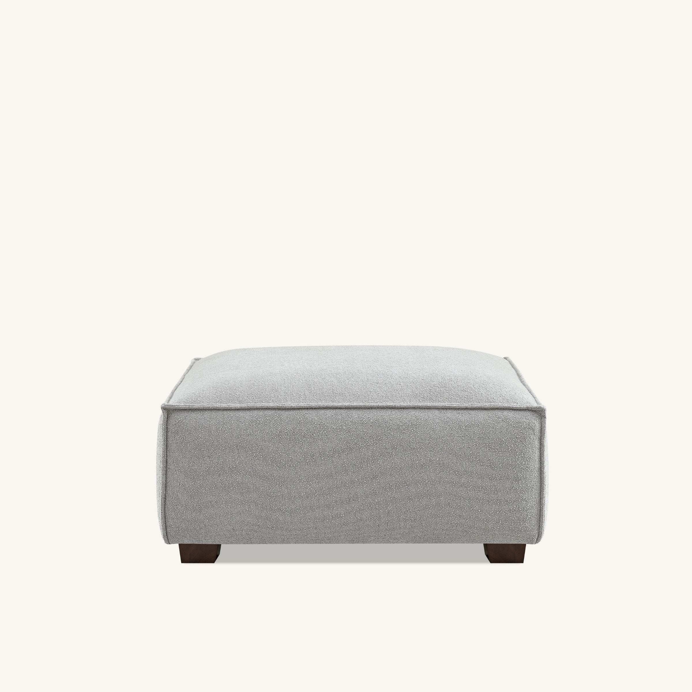 Dakota Sofa with soft duck feather padding, Boucle Fabric in Pebble colour