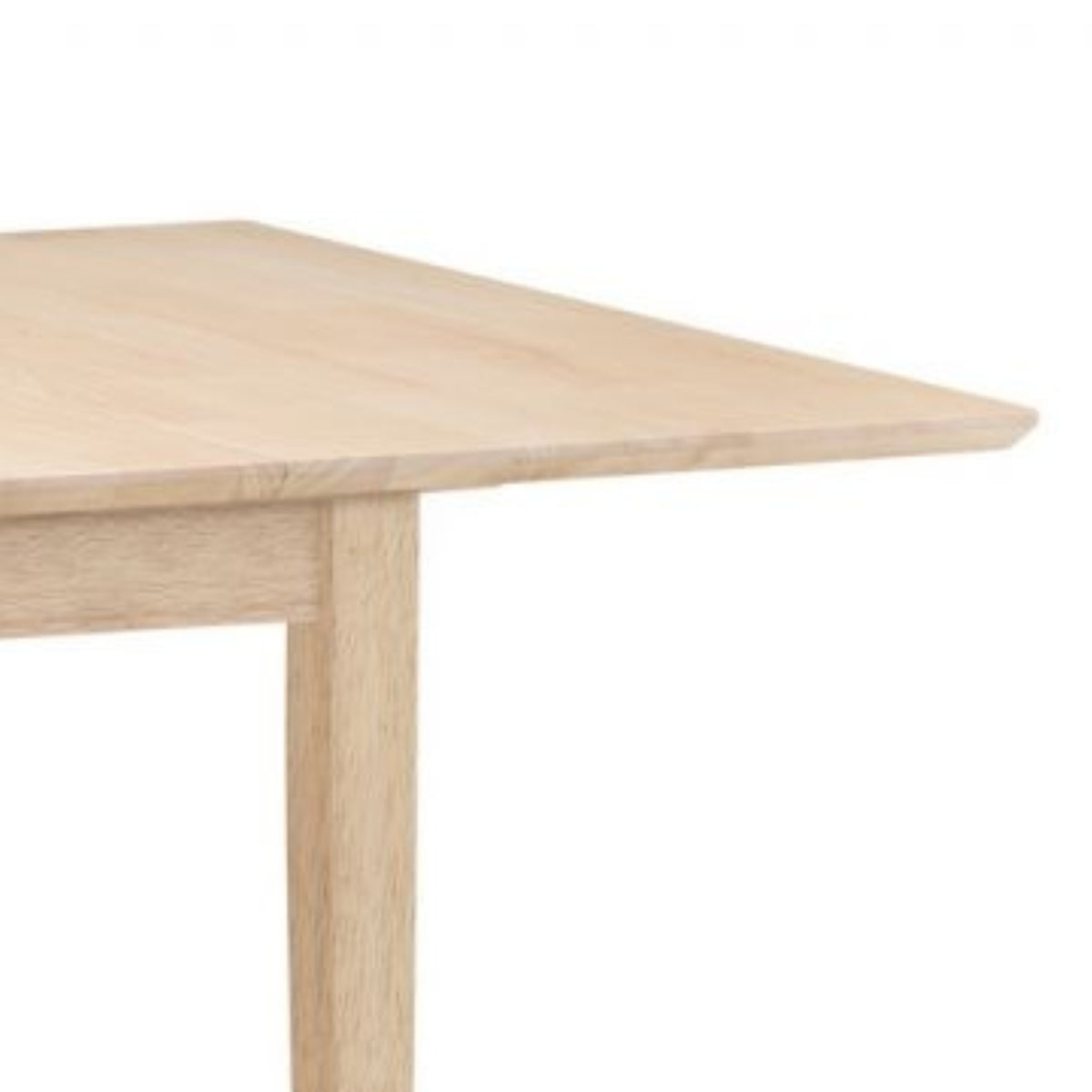 Rufford Rubberwood Extending Dining Table Natural