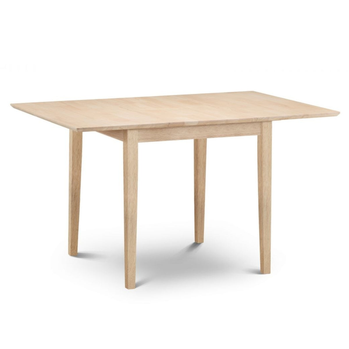 Rufford Rubberwood Extending Dining Table Natural