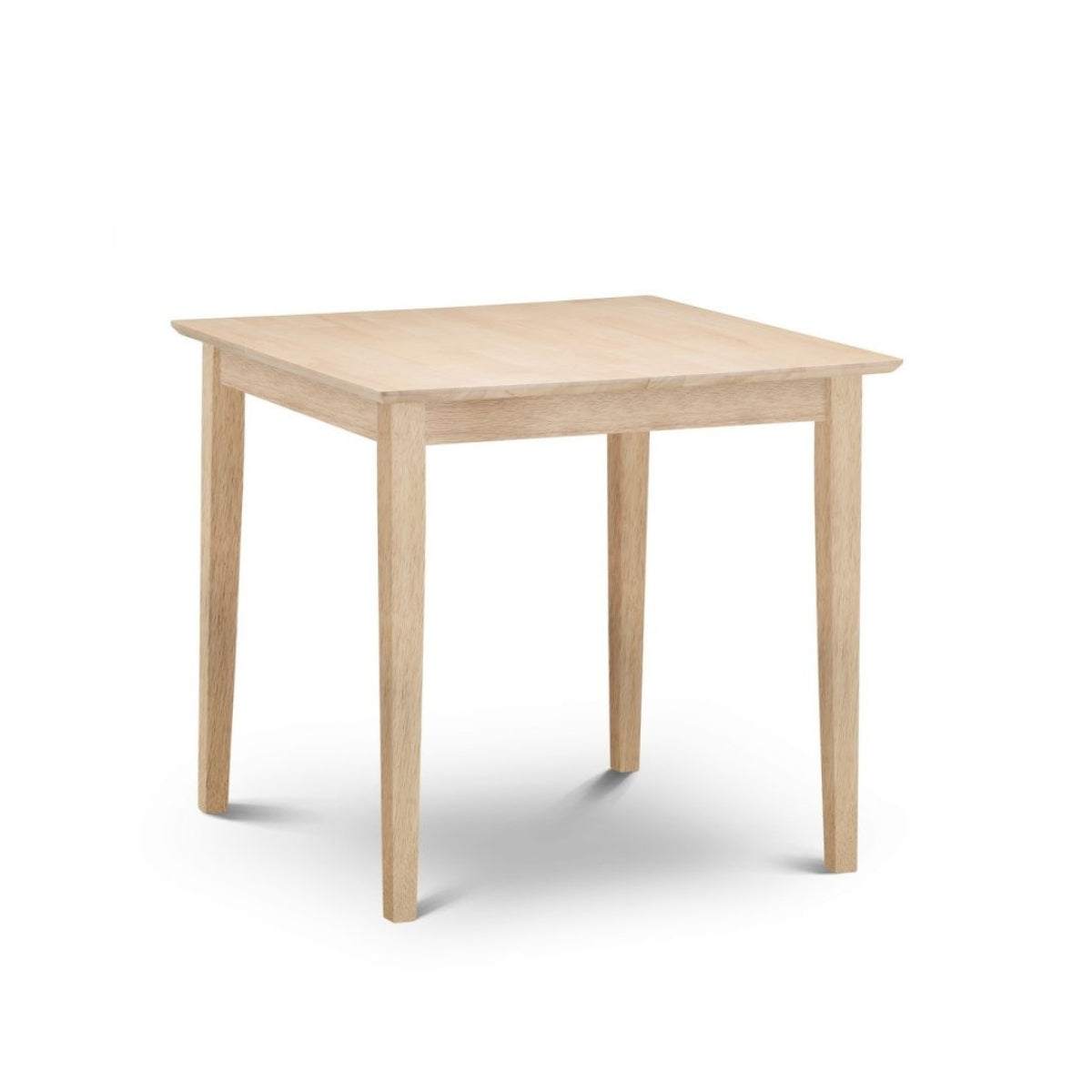 Rufford Rubberwood Extending Dining Table Natural