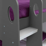 Eclipse Bunkbed - Charcoal and White