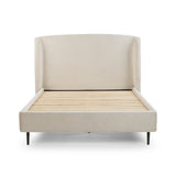 Eden Boucle Bed - Ivory