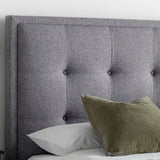 Falstone / Falmer TV Ottoman Bed in Marbella Grey