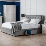 Fullerton 4 Drawer Bed - Grey
