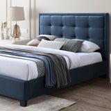 Gainford Standard Static Bolero Blue Steel Bed